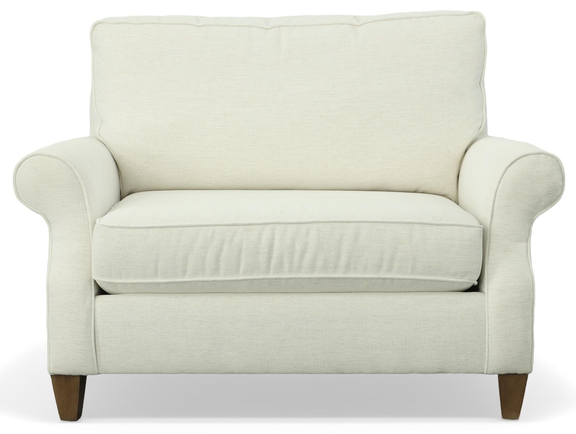 Bassett Davenport 271618FC Transitional Chair and a Half with Memory